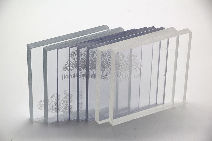 Acrylic sheet and processed parts